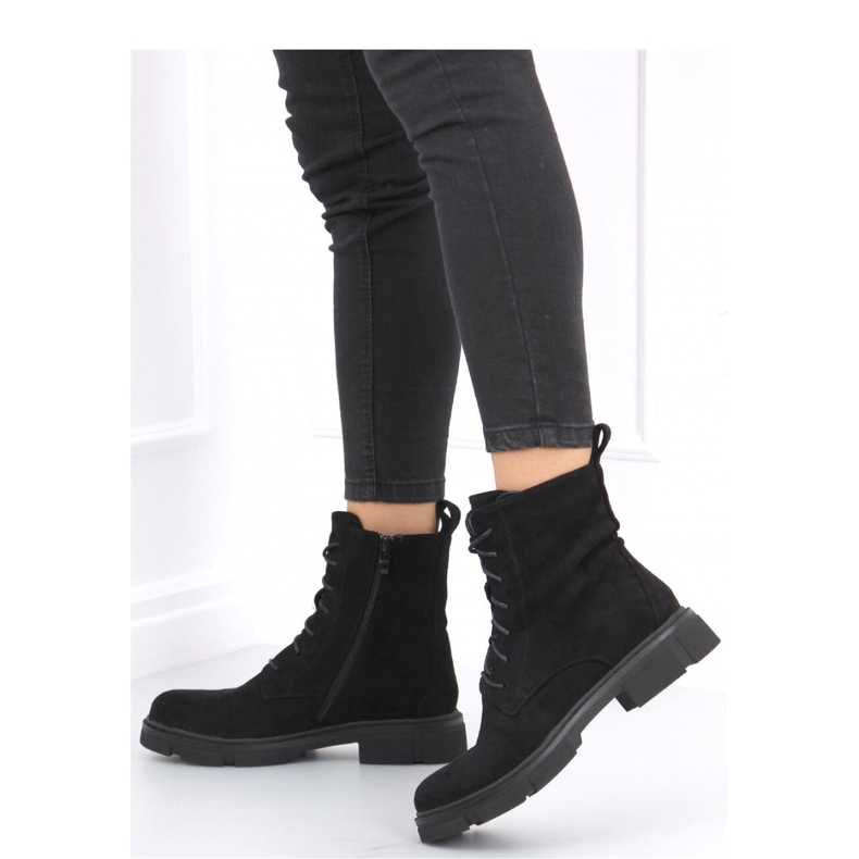 Travailleurs à lacets Zoe Black - Inello noir 2