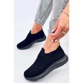 Chaussures chaussettes à enfiler Groppi Allblack - Inello noir 1