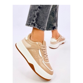 Baskets femme Moriau Camel - Inello brun 1