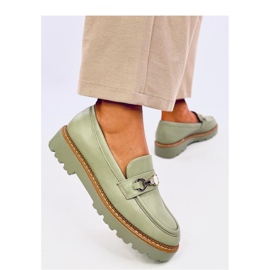 Mocassins plateforme Nivetti Verts - Inello 2