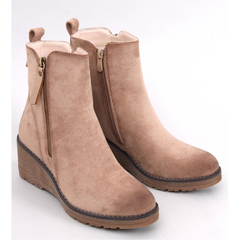 Bottines compensées Meyer Beige - Inello 1