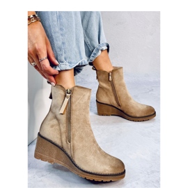 Bottines compensées Meyer Beige - Inello 2