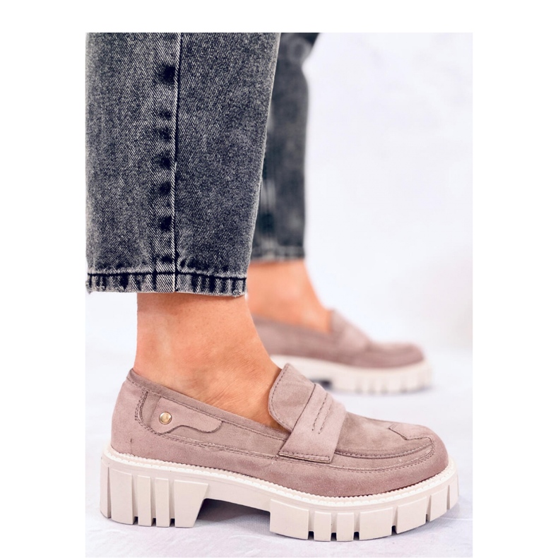 Mocassins plateforme Chandra Kaki - Inello violet 2