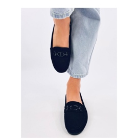 Mocassins femme en daim Trabei Noir - Inello le noir 2