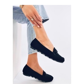 Mocassins femme en daim Trabei Noir - Inello le noir 3