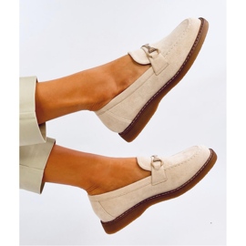 Mocassins femme en daim States Beige - Inello 2