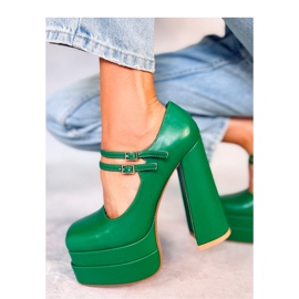 Escarpins plateforme Loit Green - Inello vert 1