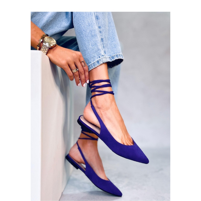 Dentoni Ballerines à lacets violettes - Inello 1 Dentoni Ballerines à lacets violettes - Inello 1