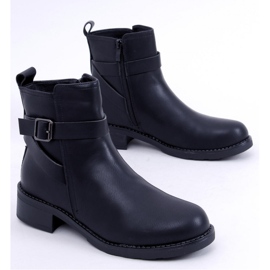 Bottines Chelsea femme Rubio Noir en grain - Inello 1