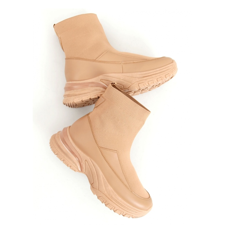 Chaussures de sport chaussettes Camel ZP03 Camel - Inello brun 1