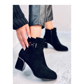 Bottines à talons élégantes Khalia Noir - Inello le noir 2