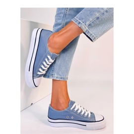 Baskets classiques pour femmes Fargis L.BLUE - Inello bleu 3