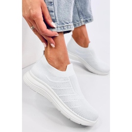 Groppi Chaussures chaussettes à enfiler blanches - Inello 1 Groppi Chaussures chaussettes à enfiler blanches - Inello 1