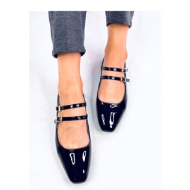 Ballerines vernies Mary Jane Liths noires - Inello le noir 1 Ballerines vernies Mary Jane Liths noires - Inello le noir 1
