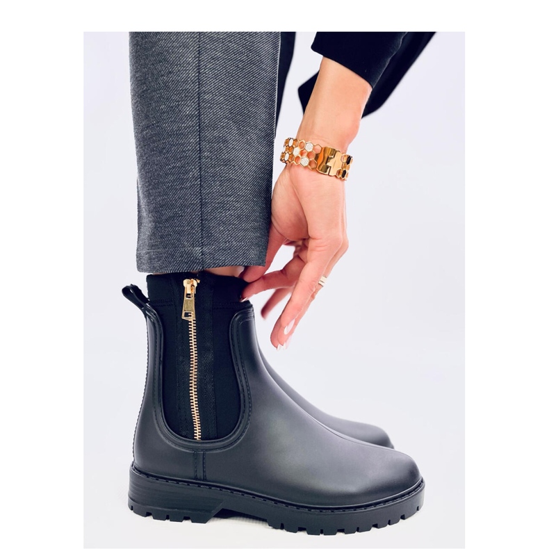 Bottines Chelsea Femme Below Noir - Inello 1