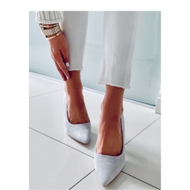 Escarpins femme en daim Giorgia Grey - Inello gris 3