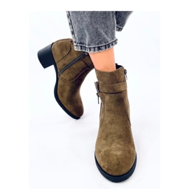 Bottines classiques à talons Irving Green - Inello vert 3