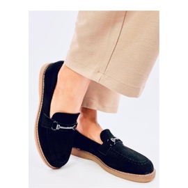Mocassins femme en daim States Noir - Inello le noir 1