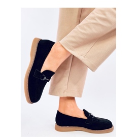 Mocassins femme en daim States Noir - Inello le noir 3