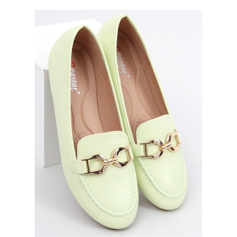 Mocassins femme Amiya LT.GREEN - Inello vert 1