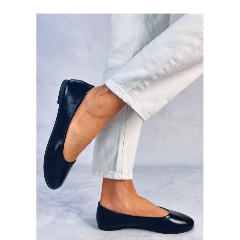 Ballerines avec empiècement en cuir Tova Noir - Inello le noir 1