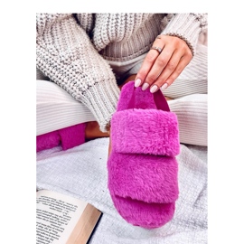 Chaussons femme Rhodes fuchsia avec élastique - Inello rose 1