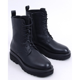 Bottines à semelle haute West Black - Inello le noir 1