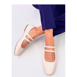 Ballerines Vernies Mary Jane Liths Beige - Inello 1