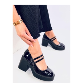 Escarpins à talons larges Lorai noirs - Inello le noir 1