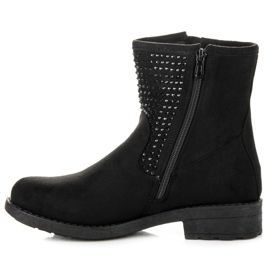 Abloom Bottes en daim d'automne le noir 3