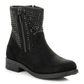 Abloom Bottes en daim d'automne le noir 2