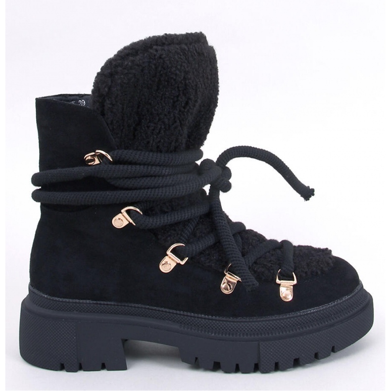 Après-skis mouton mouton Karité Noir - Inello le noir 1