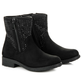 Abloom Bottes en daim d'automne le noir 5