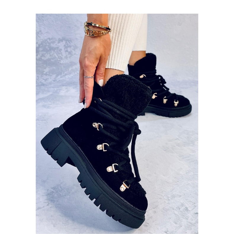 Après-skis mouton mouton Karité Noir - Inello 2