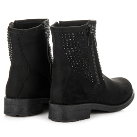 Abloom Bottes en daim d'automne le noir 4