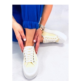 Baskets plateforme femme Dors Jaune - Inello 3