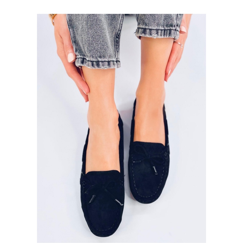 Wards Mocassins en daim noir - Inello le noir 1