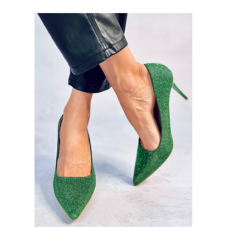 Escarpins femme irisés Vert Maineri - Inello 2