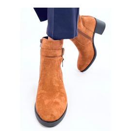 Bottines classiques à talons Irving Camel - Inello brun 2