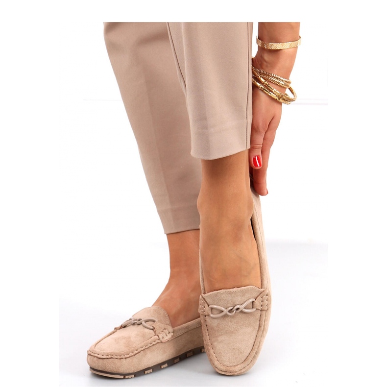 Mocassins femme Saga Kaki - Inello beige 1 Mocassins femme Saga Kaki - Inello beige 1