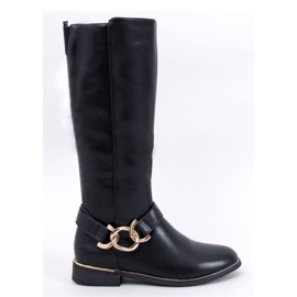 Bottines à chaîne Devers Noir - Inello le noir 1