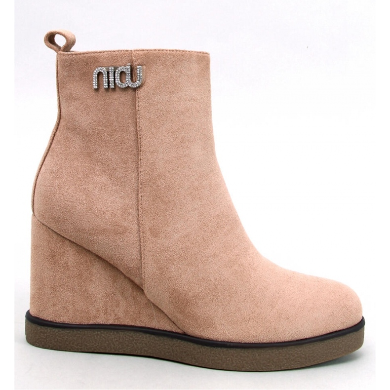 Bottines compensées Rochelle Kaki - Inello beige 1