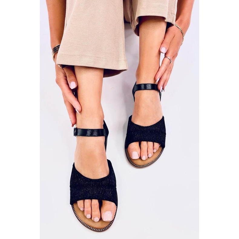 Sandales femme Mollies noires - Inello le noir 1 Sandales femme Mollies noires - Inello le noir 1
