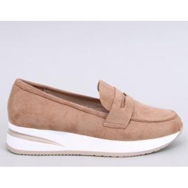 Mocassins compensés Pacifs Camel - Inello brun 1