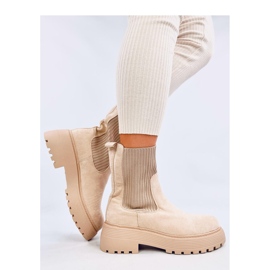 Winters Bottines beiges avec revers élastique - Inello 2