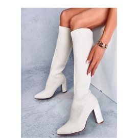 Elisha Bottines à talons élastiques beiges - Inello 2