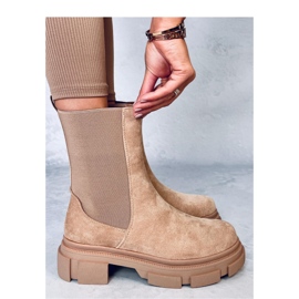 Magers Chelsea boots montantes kaki - Inello beige 2 Magers Chelsea boots montantes kaki - Inello beige 2
