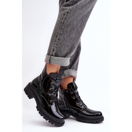Step in style Bottes Modèle S.Barski HY93-91 Noir Lakier - Entrez avec style le noir 1