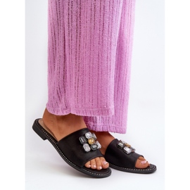 Step in style Sandale Tongs Modèle S.Barski KV27-031 Noir - Entrez avec style 1