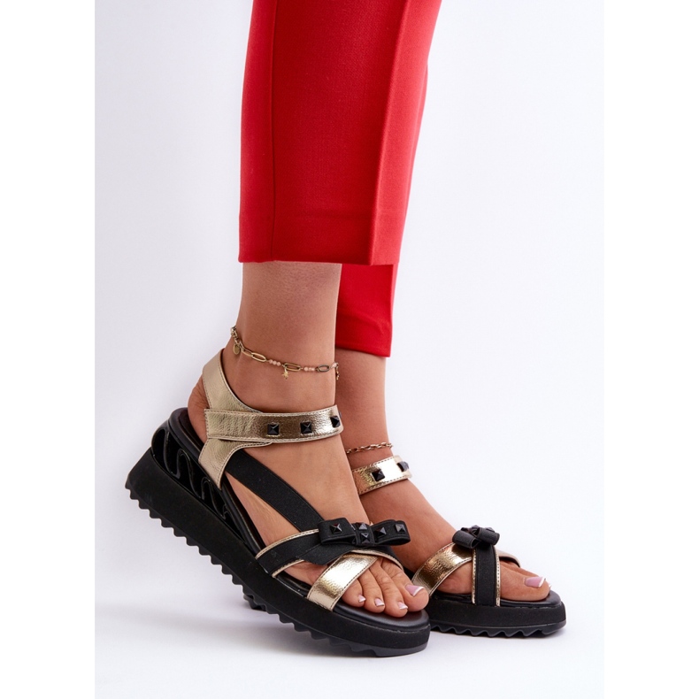 Step in style Sandales Modèle Da CR956 Or - Entrez avec style jaune 1